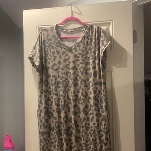 Maternity Leopard Dress